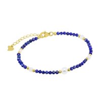 Bracciale Chi Mi Ama Gioielli Donna in Argento Lapislazzulo 120466